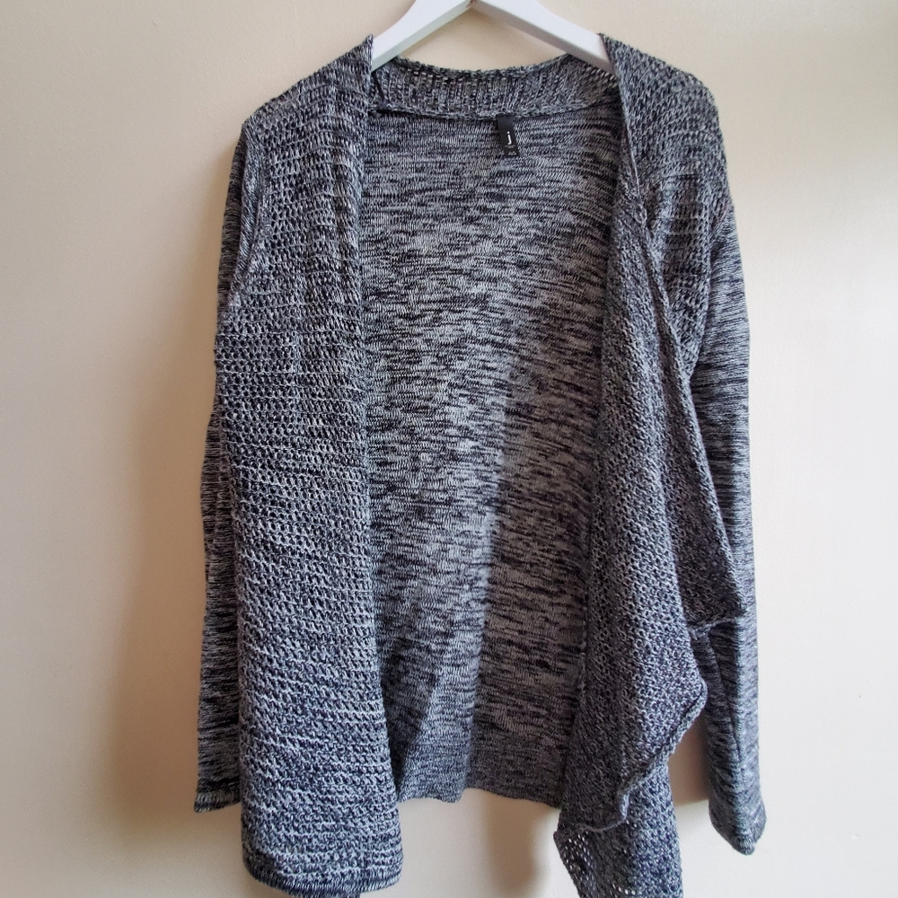 Jessica 3 ways to wear 100% Cotton Cardigan - Heather Grey color small size